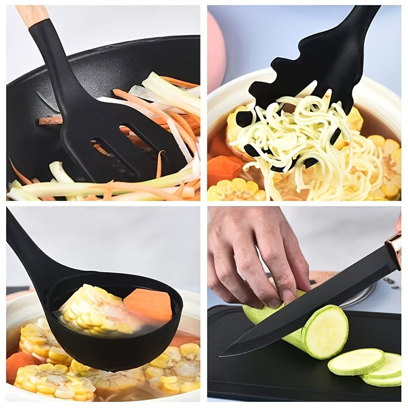19pcs Non-Stick Silicone Cookware Set