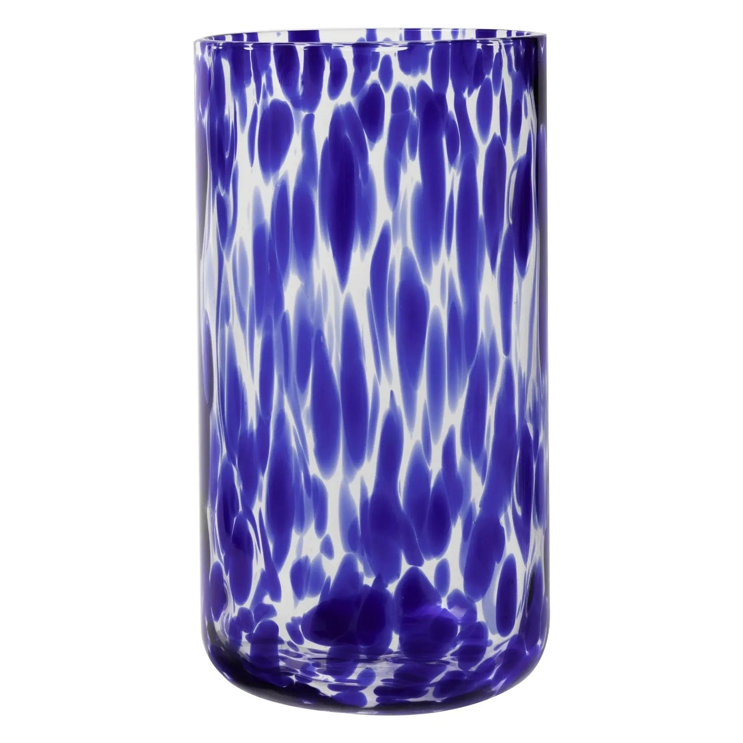 20 Fl Oz Blue Tortoise Drinking Glasses, Set of 6