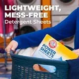 Arm and Hammer Power Sheets Laundry Detergent in a Fresh Breeze scent