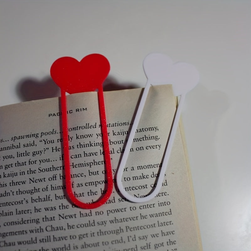 Heart-Shaped Bookmark