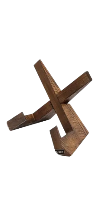 Handmade Wooden Cutting Board Stand, Display Holder for Charcuterie & Serving Boards - Our3Designs