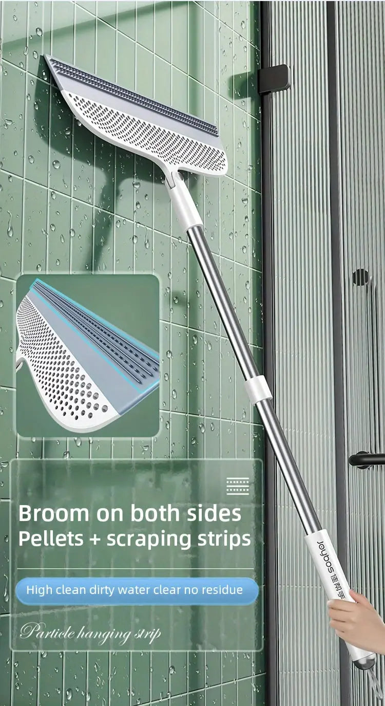 Extra Long 49 Magic Broom with Silicone Scraper