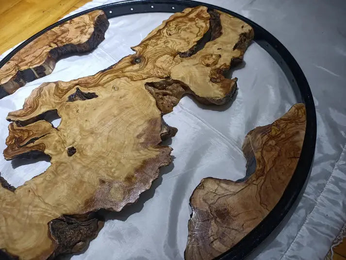 Round Olive Root Slab Set 3 Pcs - Our3Designs