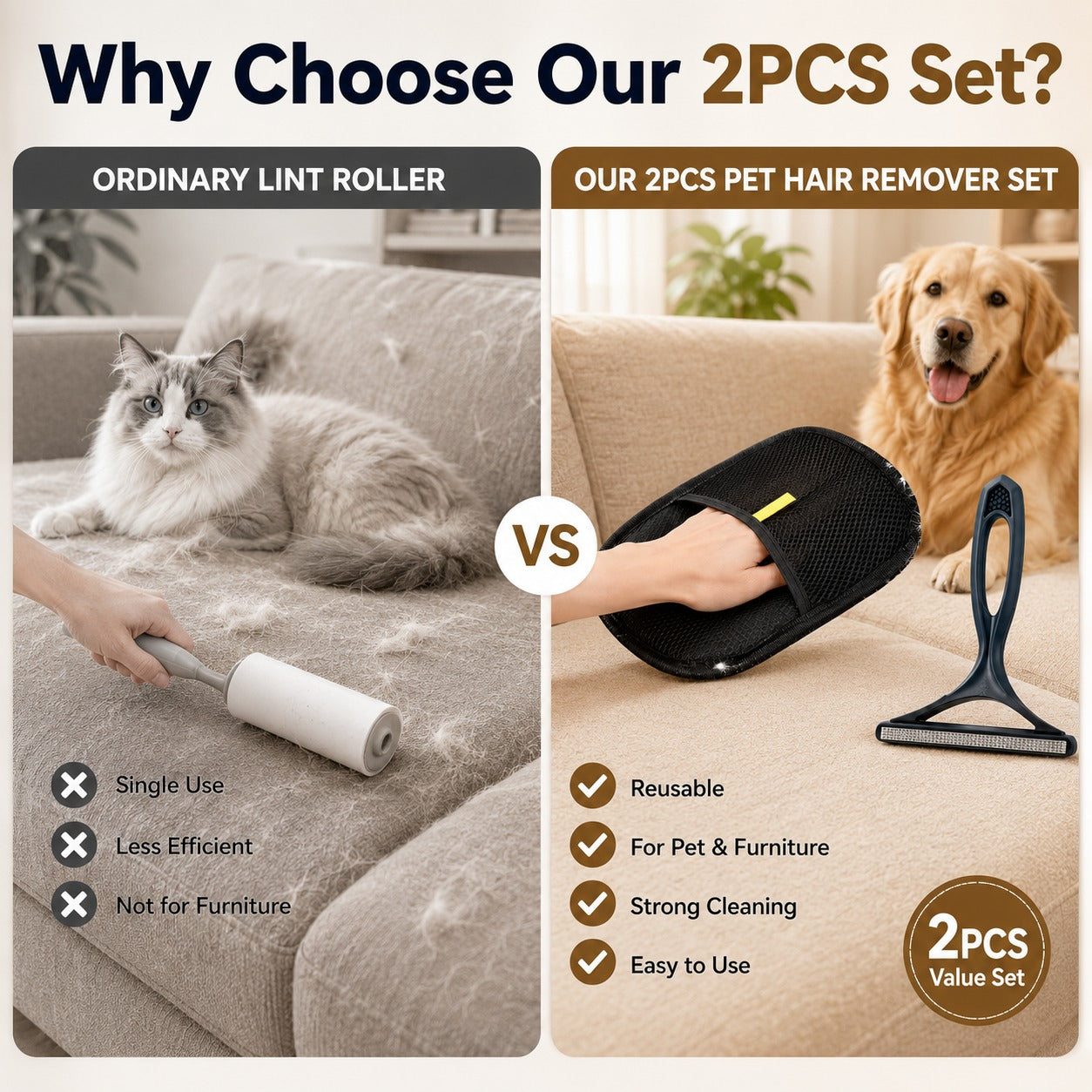 Pet Hair Removal Glove