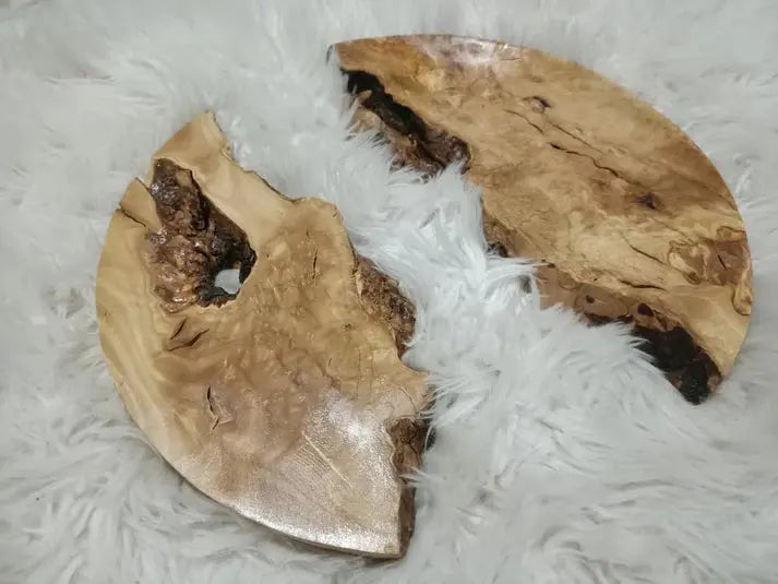 Round Olive 16" Slabs - Our3Designs