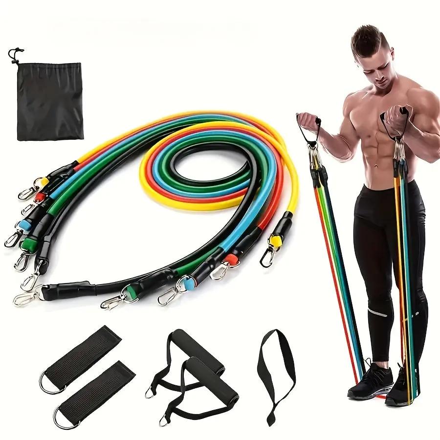 11 pcs Resistance Band Set Our3Designs