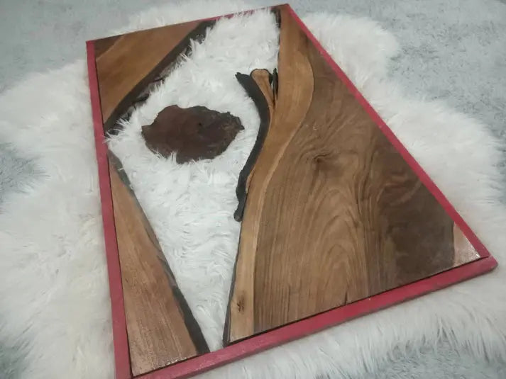 Walnut Slab Set for River Table 24-32-48-72 - Our3Designs