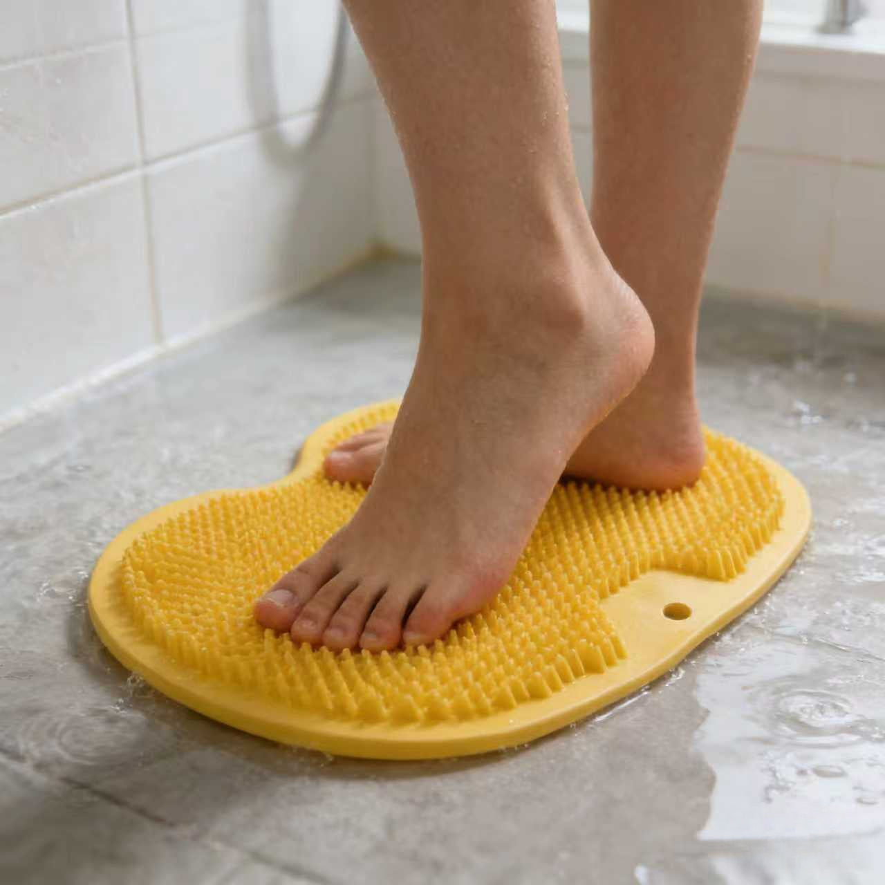 Bathtub / Shower Massage Brush, Foot and Back Scrubber