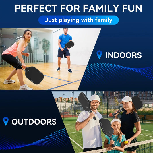 T700 Carbon Fiber Pickleball Paddle WCarbon Abrasion Surface
