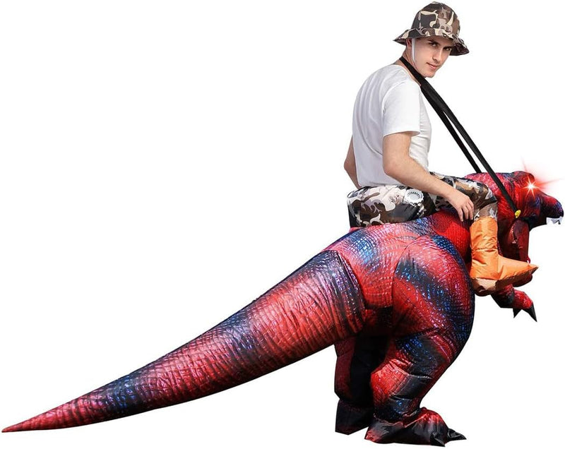 Get Ready to Roar! Inflatable T-Rex Costume for Epic Halloween Fun!🎉🦖 Perfect for Parties & Cosplay!