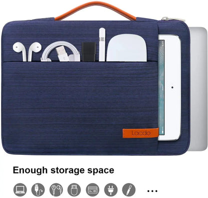 360° Protective Laptop Sleeve Case for 16 Inch New Macbook Pro M4/M3/M2/M1 Pro/Max A3403 A3186 A2991 A2780 A2485 A2141 2024-2019, 15 Inch Surface Laptop 7Th Copilot+Pc/6/5/4/3 Computer Bag, Blue