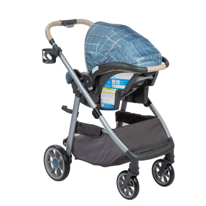 Ultimate 6-In-1 Travel System for Infants & Toddlers - Stylish Plaid Design 🌟 Unisex & Versatile! 👶🚗 #ParentingMadeEasy #TravelInStyle