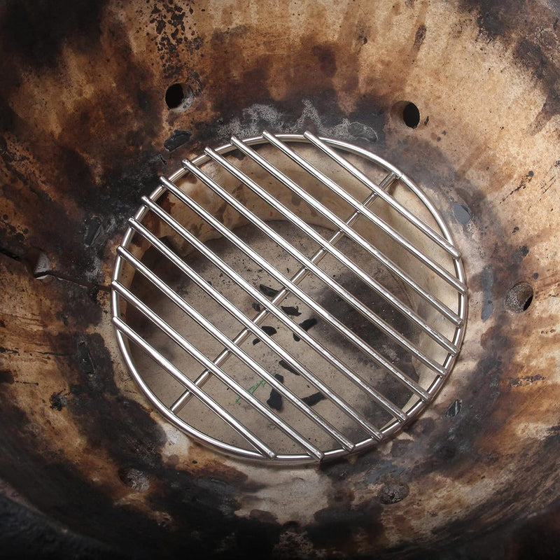 Upgrade Your Grill Game with Our 9" High Heat Stainless Steel Charcoal Fire Grate – Perfect Fit for Green Egg & Kamado Grills!