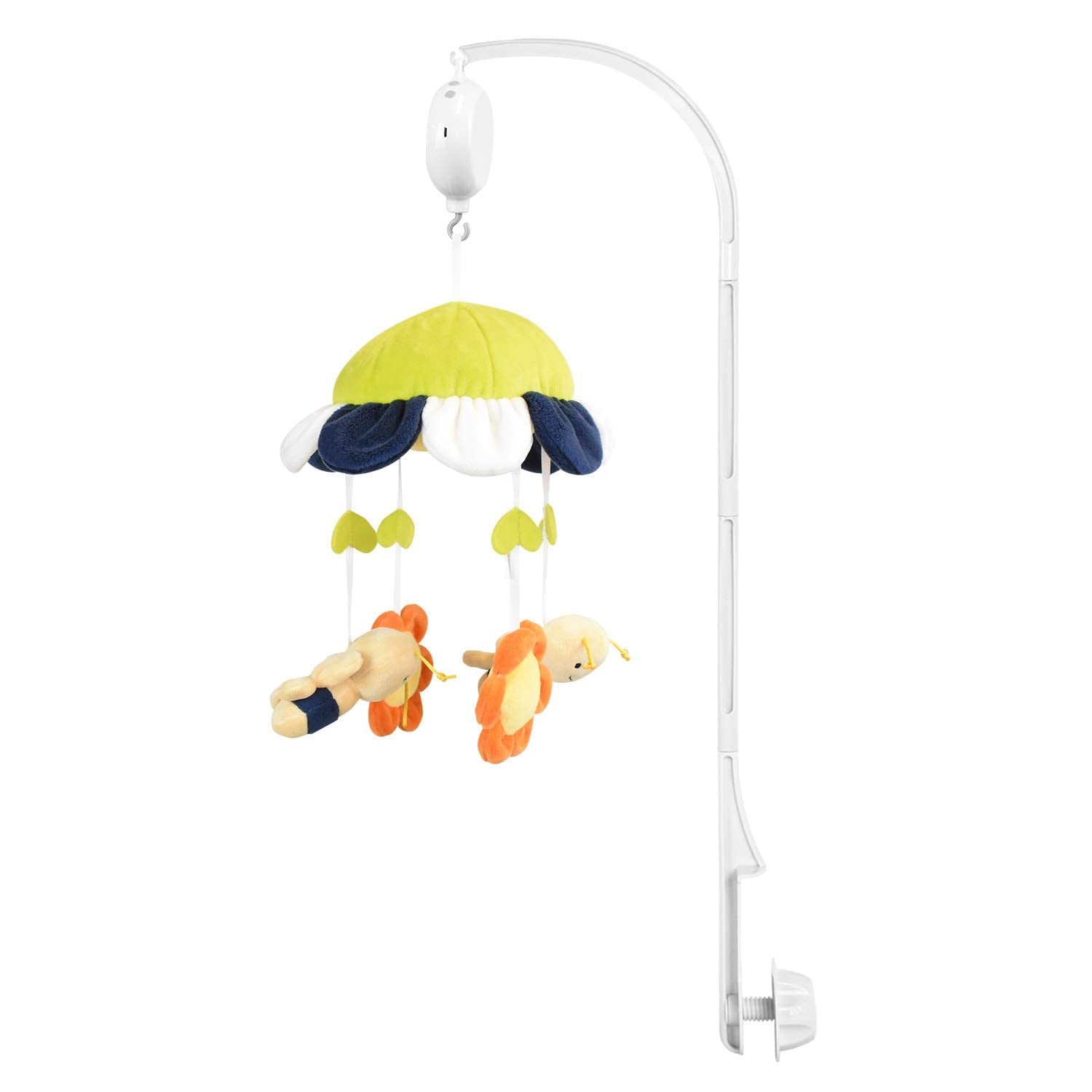 Enchanting 35-Inch Musical Baby Crib Mobile Arm with 3 Play Modes - Perfect for Boys & Girls!