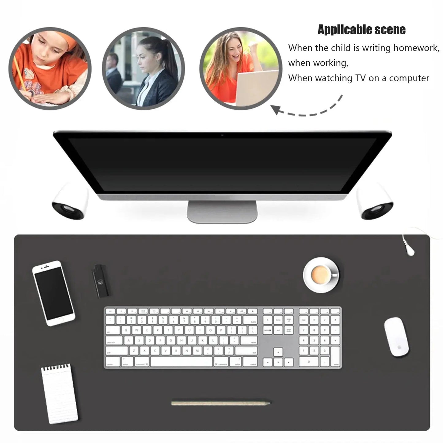 Grounding Earthing Mat,39.3X11.8 Inch/11.8X9.8 Inch, Universal Use for Desk, Foot, Bed Mat by ,Improves Sleep,Reduces Inflammation,Pain,Anxiety