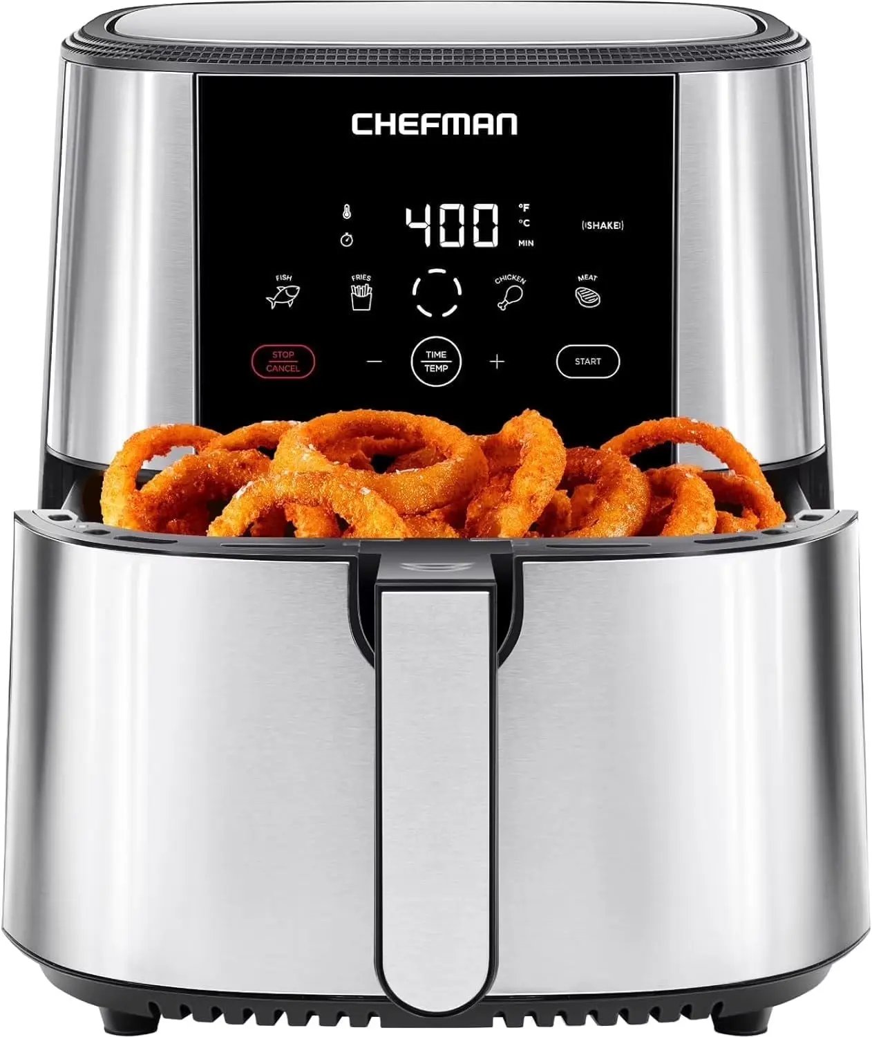 Turbofry Digital Air Fryer - 5 Qt Stainless Steel with Advanced Controls
