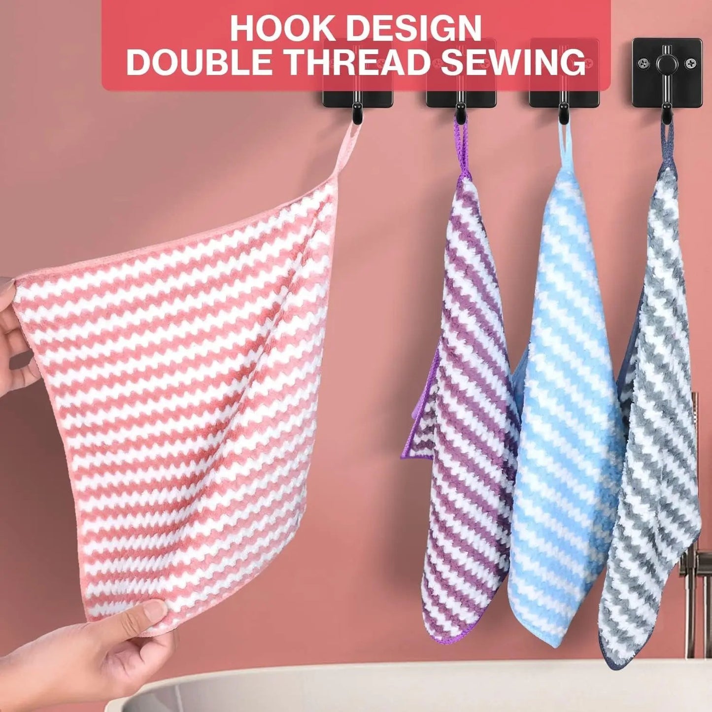 Upgrade your kitchen game with our 10-Pack of 100% Cotton Dish Towels! Perfect for washing, drying, and cleaning—your new kitchen essential! 🧼🍽️✨