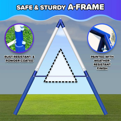 Swinging into Fun: The Ultimate Metal Playground for Tiny Tarzans with a Lifetime Slide Warranty and Bonus Anchors to Keep the Wild Ones Grounded!