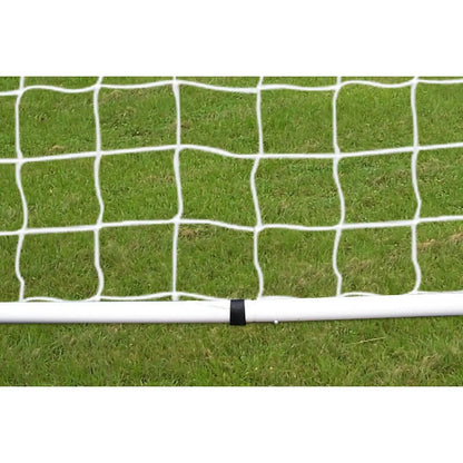 Football Post Soccer Goal Target Net 12 Ft. X 6 Ft. Football Shooting Training Aid Ultimate Backyard Outdoor Kids Official Soccer Goal, Steel Frame