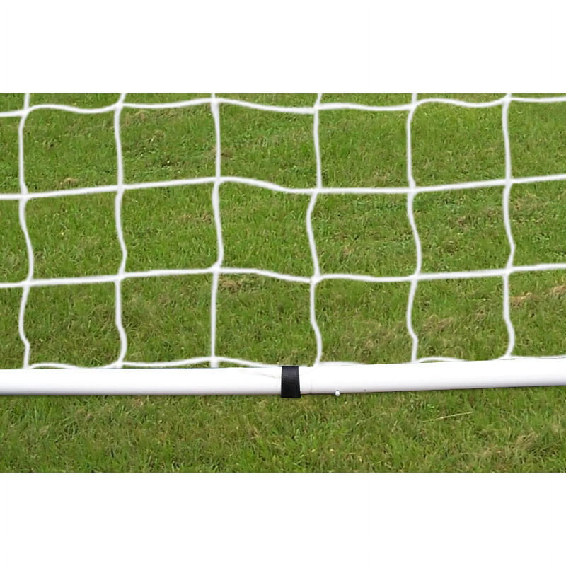 Football Post Soccer Goal Target Net 12 Ft. X 6 Ft. Football Shooting Training Aid Ultimate Backyard Outdoor Kids Official Soccer Goal, Steel Frame