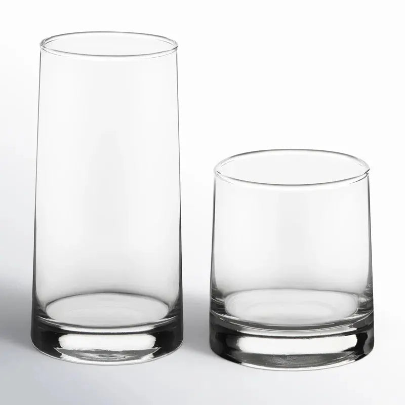 Sip Happens: The Cabos 16-Piece Tumbler and Rocks Glass Set for Your Everyday Cheers!
