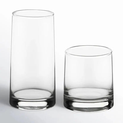 Sip Happens: The Cabos 16-Piece Tumbler and Rocks Glass Set for Your Everyday Cheers!