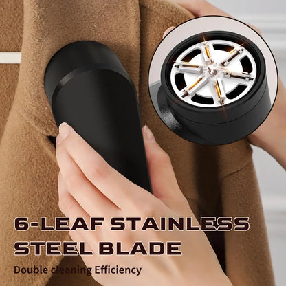 Fabric Shaver, Lint Remover for Clothes, Effectively and Quickly Remove Pills, Sweater Shaver with Stainless Steel Remove Clothes Fuzz, Lint Balls, Pills, Bobbles Black