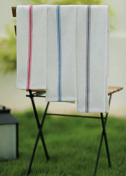 Cotton Kitchen Towels Set of 12 - Highly Absorbent, Super Soft Tea Towel with Hanging Loops - Extra Large Quick Dry Commercial Restaurant Towel (16X28 Inch - Multicolor)