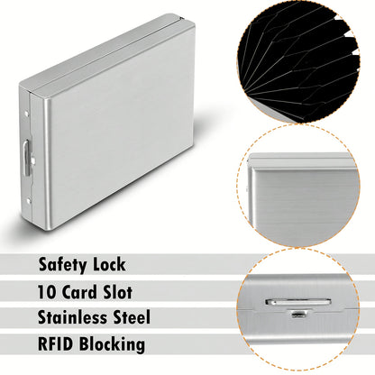 RFID 10 slot Men's or Women's Credit Card Holder