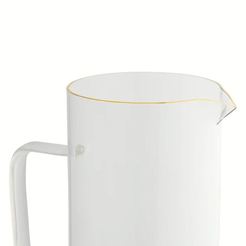 5-Piece Gold Rim Pitcher and 9Oz Drinking Glass Set