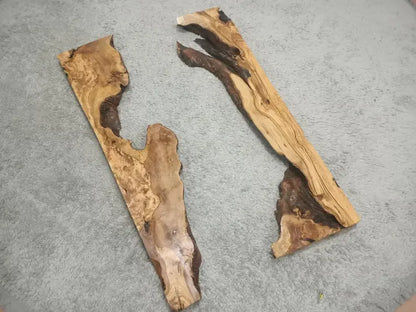 32"-40" Olive River Epoxy Slab Set - Our3Designs