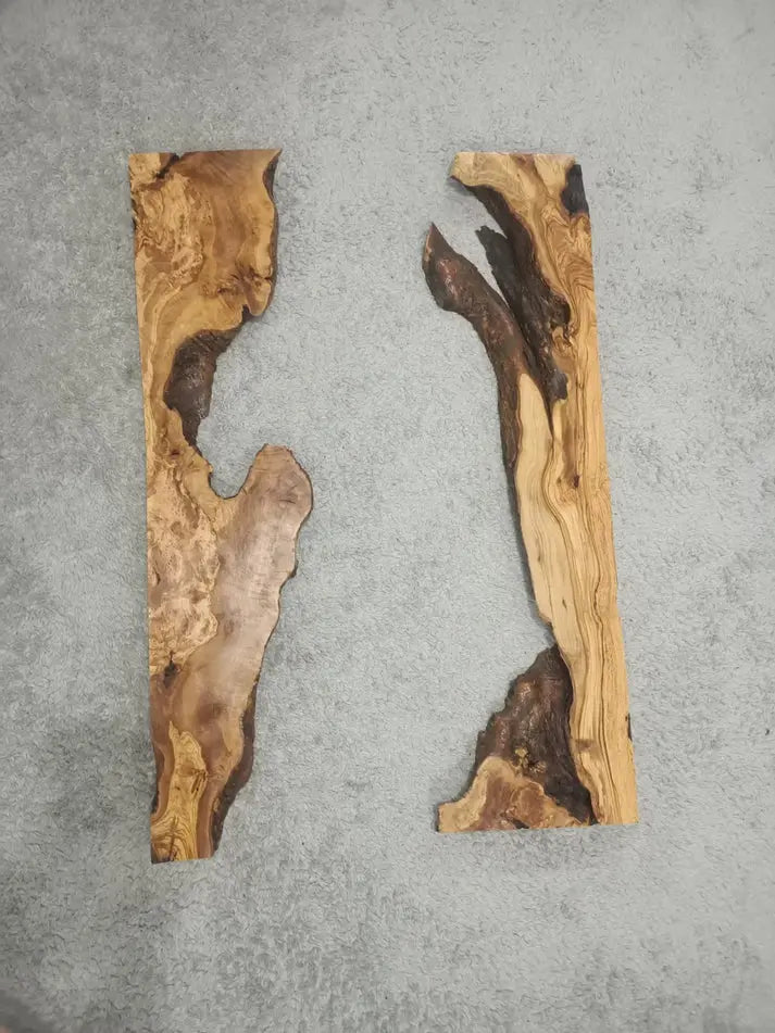 32"-40" Olive River Epoxy Slab Set - Our3Designs