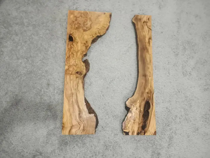 32"-40" Olive River Epoxy Slab Set - Our3Designs
