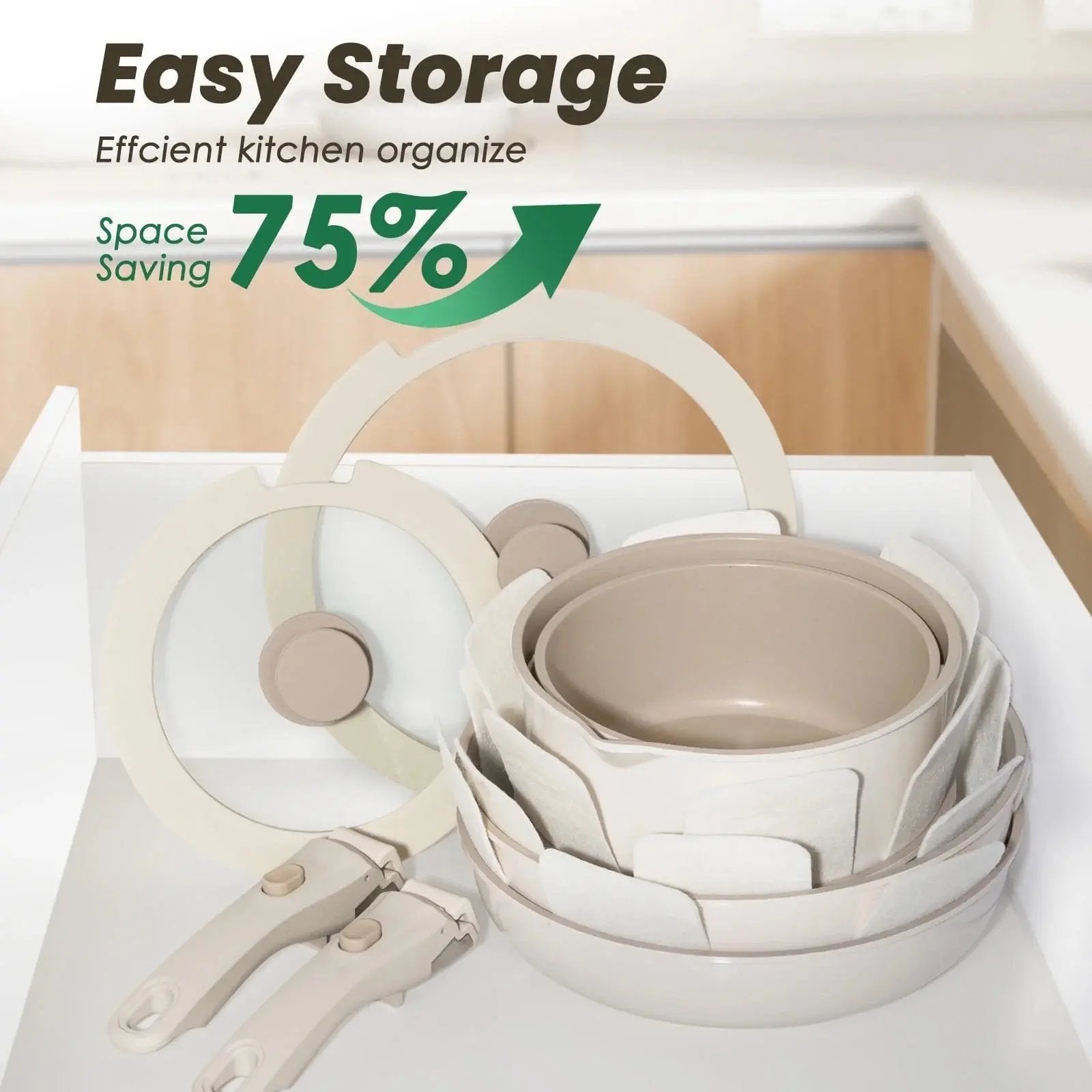 Upgrade Your Kitchen Game with This 19-Piece Non-Stick Pots & Pans Set! Safe, Stylish, and Super Versatile! 🍳✨