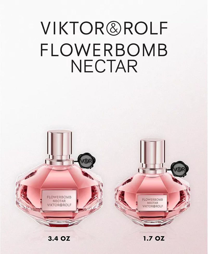 Unleash Your Inner Floral Goddess with Flowerbomb Nectar Eau De Parfum - 3.4 Oz of Pure Bliss! 🌸✨