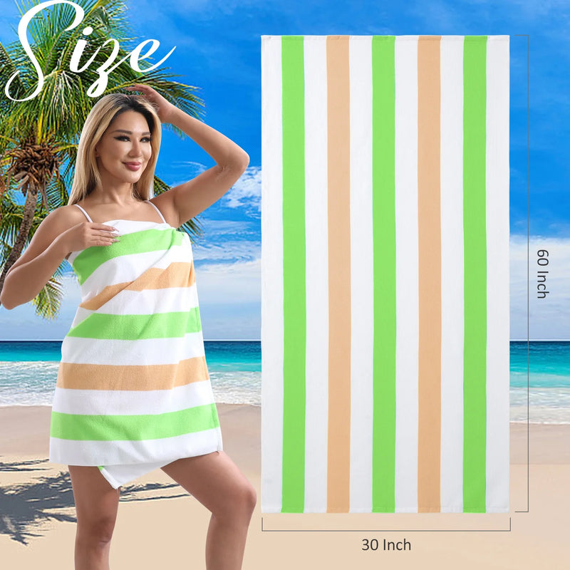 "4 Pack of Gigantic Sunbathing Blankets: Perfect for Adult-sized Sandwiches (Green Coffee Edition)"