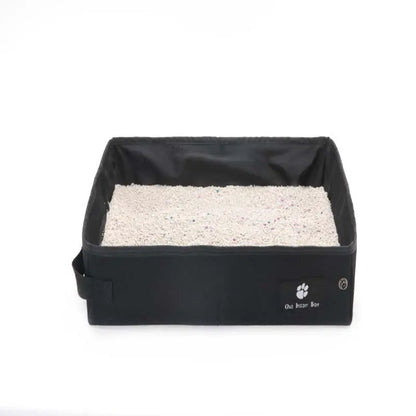 Portable Pet Travel Litter Box: The Ultimate On-The-Go Solution For Your Furry Friend WooF WooF MeoW MeoW