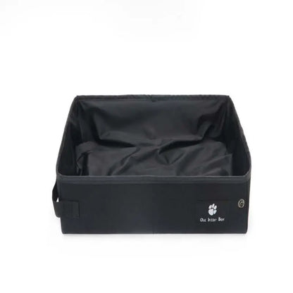 Portable Pet Travel Litter Box: The Ultimate On-The-Go Solution For Your Furry Friend WooF WooF MeoW MeoW