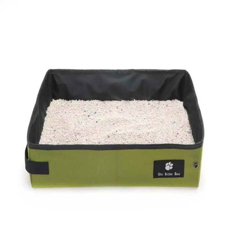 Portable Pet Travel Litter Box: The Ultimate On-The-Go Solution For Your Furry Friend WooF WooF MeoW MeoW