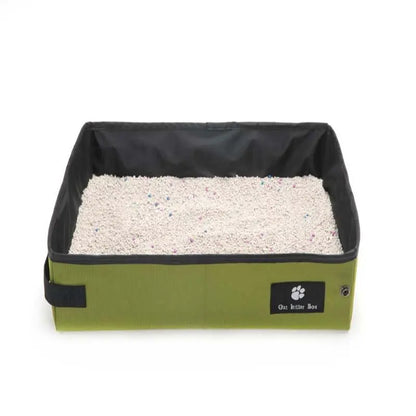 Portable Pet Travel Litter Box: The Ultimate On-The-Go Solution For Your Furry Friend WooF WooF MeoW MeoW