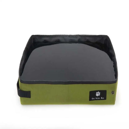 Portable Pet Travel Litter Box: The Ultimate On-The-Go Solution For Your Furry Friend WooF WooF MeoW MeoW