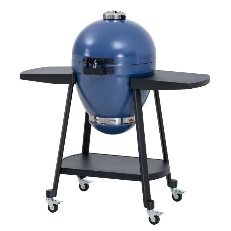 Charcoal Grill 20-Inch Kamado Grill Outdoor Egg Grill with Pizza Stone, Ultimate BBQ Grill and Smoke
