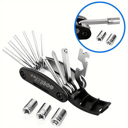 16in1 Multi-Functional Folding Tool Set