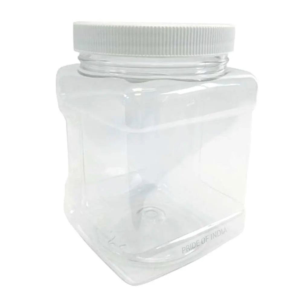 Clear PET Plastic Grip Dry/Liquid Food Storage Jars w/ Caps (Food Grade - BPA Free) WooF WooF MeoW MeoW