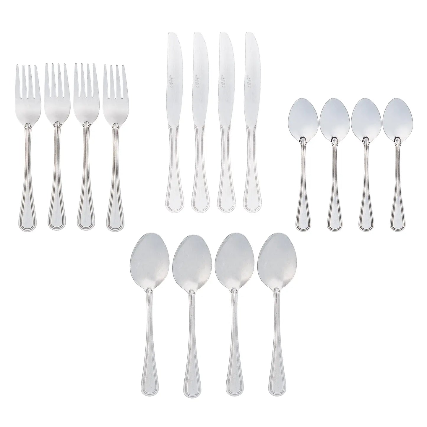16pc Gibson Stainless Steel Flatware Set