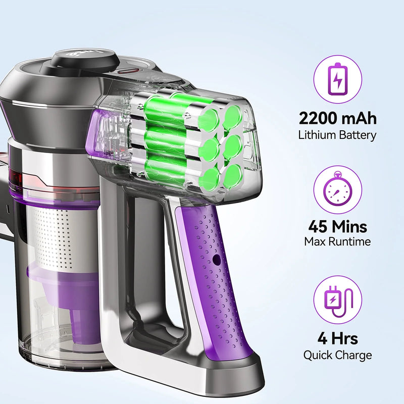 Say goodbye to pet hair and dirt with our ultra-light 6-in-1 Cordless Vacuum Cleaner! 🧹✨ Perfect for carpets and hard floors! #CleanHome #PetLovers #VacuumMagic