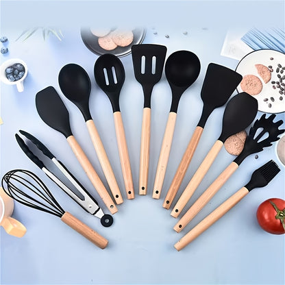 19pcs Non-Stick Silicone Cookware Set