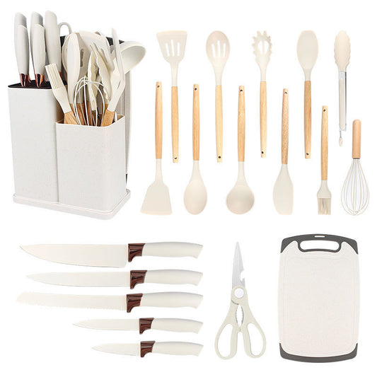 19pcs Non-Stick Silicone Cookware Set