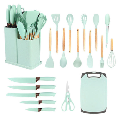 19pcs Non-Stick Silicone Cookware Set