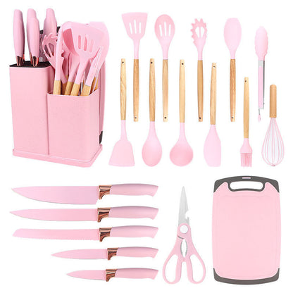 19pcs Non-Stick Silicone Cookware Set